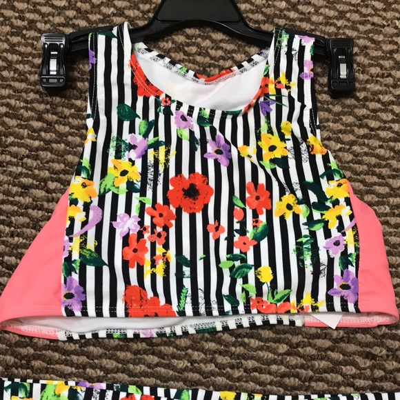 Joe Boxer Girls Halter Swimsuit - Picture 3 of 7